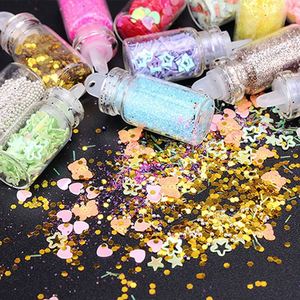 OEM Crystal Drops Glue Colorful Magic Glitter Glow in the Dark Glowing Glue Diy <b>Slime</b> Glue <b>Activator</b> Green <b>Slime</b> 24color - Product Image 6