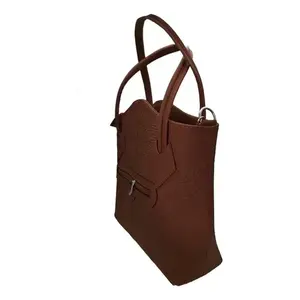 Bolso Tote de Piel de Vacuno y Nailon para Mujer, Marca Fana Penelope Chedron, Moderno, para Uso Diario, Verano - Product Image 4