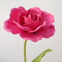 Grandes fleurs de roses artificielles en mousse PE pour décorations de fête pour mariage, noël, graduation, halloween, fête des mères, pâques