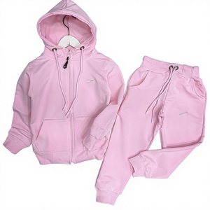 Vêtements coordonnés délavés style vintage, col rond, coupe décontractée, bas élastique, qualité supérieure, directement de l'usine - Product Image 1