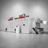 Séchoir automatique à bande en maille en acier inoxydable pour la transformation alimentaire avec pompe et contrôle PLC, pour le séchage de luzerne, menthe, rose et camomille