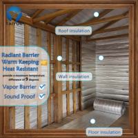 Aislamiento Térmico de Espuma EPE con Lámina de Aluminio Moderna TaiYue, 97% Reflectante, Ignífugo, Insonorizante, Certificado CE, Valor R de 10.5