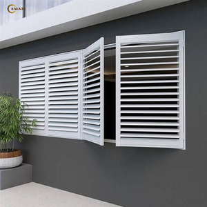 カカドゥ モダンアルミ合金6065製 調整可能ルーバーシャッター KKD04モデル 工場直販 住宅用 長方形 外装 - Product Image 2
