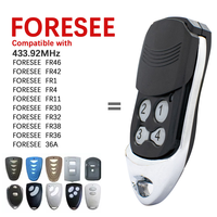 Télécommande de porte de garage SMG-015 Foresee 433,92 MHz à code roulant 4 boutons