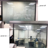 Bürotrennwand Elektrische Glas-Tönungsfolie Intelligente PDLC-Fensterfolie auf Rolle Schaltbare Elektro-Tönungsfolie PDLC Smart Film