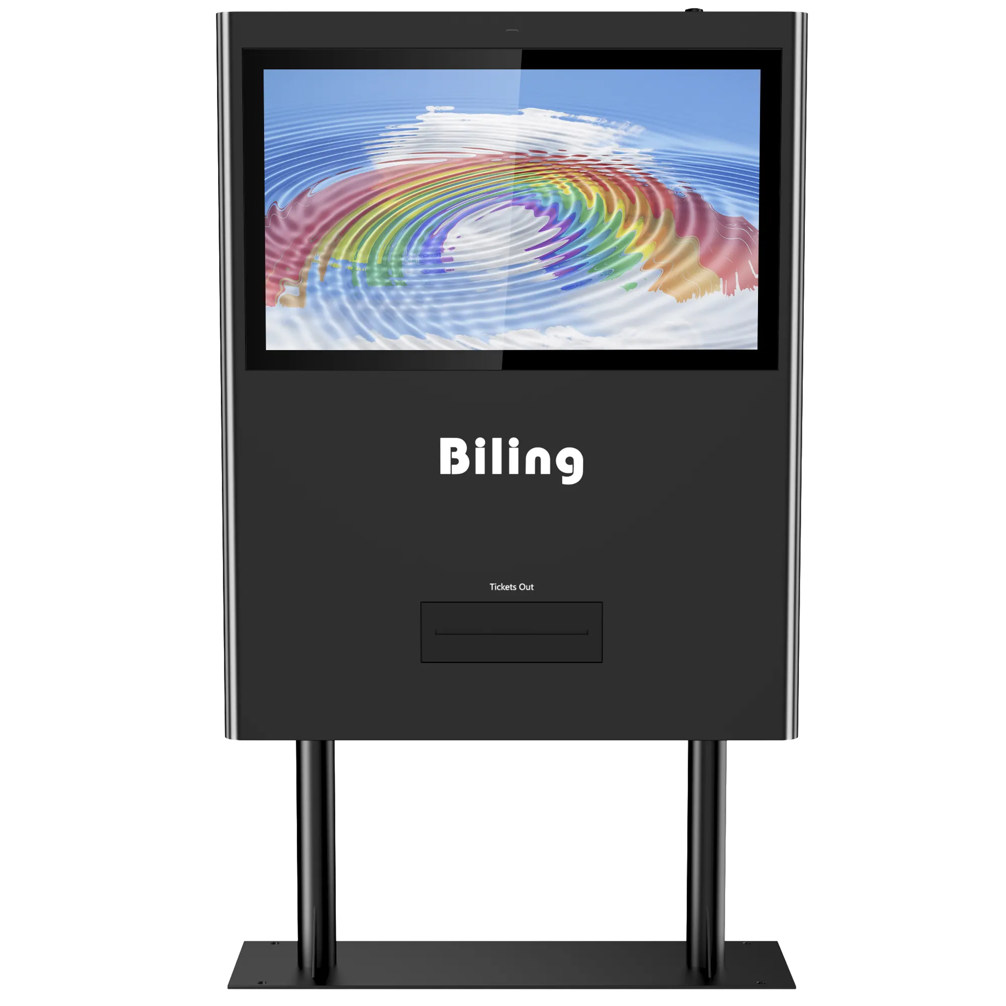 55 Inch Wind-Cooled Vertical Screen Landing Outdoor Advertising Machine Media Display LCD Network Advertising Player LCD Digital