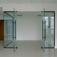 Cloisons de bureau pour salle de conférence, cadre en aluminium, installation facile pour la division des bureaux