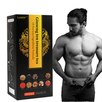 Thé en poudre de fleurs de ginseng cinq trésors fraîchement préparé, mélange détoxifiant et amincissant, thé santé de qualité supérieure, 100g en vrac