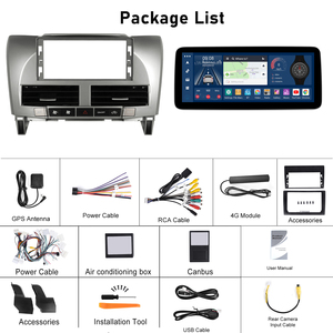 Autoradio Android Podofo 12,3 pouces 8 cœurs 4+64 Go avec <span class=keywords><strong>CarPlay</strong></span>/Android Auto sans fil/GPS/WIFI/DSP/IPS pour Lexus RX-300/330/350 2003-2009 - Product Image 6