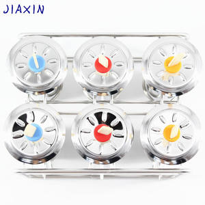 Moldes de polos de hielo para el hogar, herramienta de helado de acero inoxidable, DIY, molde redondo, 6 uds. - Product Image 4