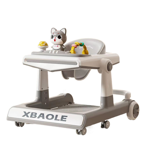 New Model 4 in 1 Children's Folding Plastic Push <strong>Walker</strong> with <strong>Seat</strong> Multifunctional Music <strong>Walkers</strong> <strong>for</strong> Kids Including Wheels 518 - Product Image 1