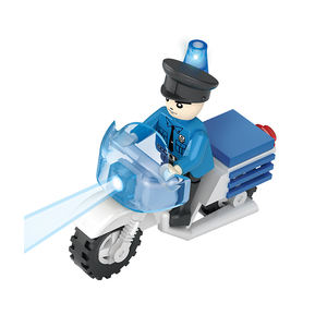 Série City 857 pièces Police avec Petites Figurines Modèle Éducatif Blocs de Construction Briques pour Jouets Enfants - Product Image 2