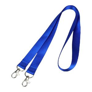 Cordón de identificación de poliéster de colores surtidos con 2 ganchos de gatillo giratorios de metal para ferias, eventos, reuniones, deportes de viaje - Product Image 1