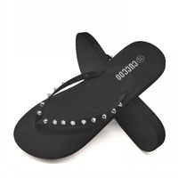 Tongs pour femme personnalisables avec logo, tendance mode, lumineuses, légères, avec sangle, semelle EVA, pour extérieur, intérieur, plage et maison