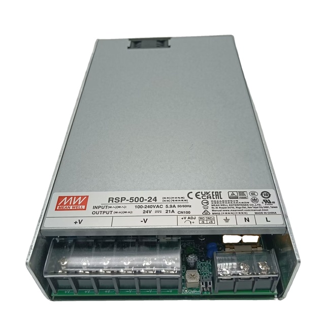 MEAN WELL RSP-500-24 500W 21A Single Output with PFC Function AC/DC Power Supply 24vdc Switching Meanwell Power 24vsupply 500w