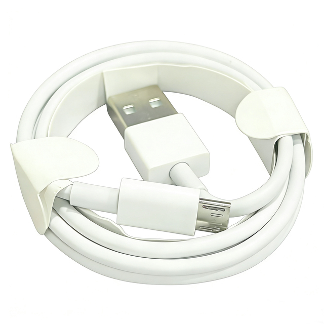 Premium White TPE Braid Micro USB Charging Cable 2A Fast Charge Multi-Function Data Transfer Custom Logo Android Earphone