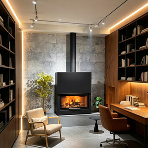 Poêle à bois moderne autoportant, best-seller, prix exclusif pour la maison et l'hôtellerie, exportateur mondial - Product Image 1