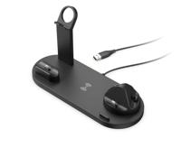 Station de charge sans fil pour iPhone, chargeur 4 en 1, support de charge pour plusieurs appareils pour iPhone, Galaxy, iWatch, écouteurs