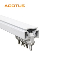 Rail de rideau réglable OEM, 60 cm, en forme d'onde, moteur électrique avec rideau ODM, nouveau modèle