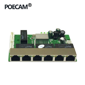 10/100/1000 Mbps 8 Cổng Mạng Chuyển Đổi Unmanage Mô-đun Chuyển Đổi 6 Cổng Rj45 <span class=keywords><strong>2</strong></span> Pcs 8pin Tiêu Đề <span class=keywords><strong>HUB</strong></span> PCBA - Product Image 2