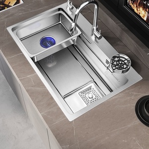 Fregadero de cocina evier de cuisine en acier inoxydable 304 cascade évier de cuisine évier de cuisine numérique pour la cuisine - Product Image 6