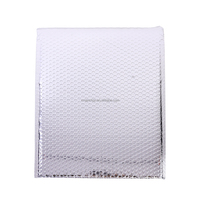 Enveloppes rembourrées en feuille métallique avec logo personnalisé à bas prix Poly argent rose emballage d'expédition bulle postale