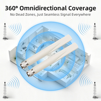 Amplificador de Señal 4G LTE WiFi, Antena con Interfaz Roscada, 700-2700MHz, 8dBi, Alta Ganancia, Banda Ancha, Omni, Tipo Rubber Duck, para Router, OEM, Personalizable