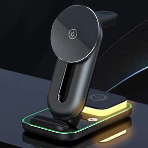 Supporto Magnetico per Telefono, Caricatore Wireless 3 in 1 Bestseller per Cellulare e Auricolari - Product Image 1