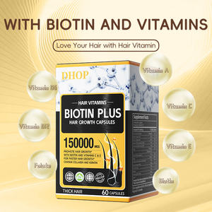 Capsules de biotine OEM, capsules de biotine pures, capsules de biotine en vente chaude pour la croissance des cheveux, pilules pour des cheveux plus épais et plus forts, capsule de biotine - Product Image 4