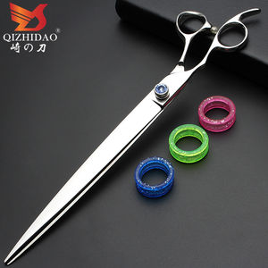 Juego de tijeras profesionales para el cuidado de mascotas Lefty de 7,5 y 8,0 pulgadas, tijeras de adelgazamiento curvas rectas, tijeras para el cuidado de perros - Product Image 2