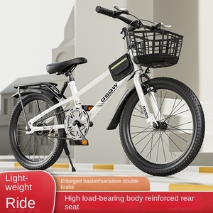 Vélo de montagne pour enfants, garçons et filles de 7 à 17 ans, frein double V, 20/22/24 pouces, cadre rigide en acier au carbone, 6 kg - Product Image 5