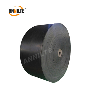 Bande transporteuse Chevron Annilte EP500/3 pour la manutention de gravier en pente - 30 °   Résistant aux chocs et à l'abrasion - Product Image 2