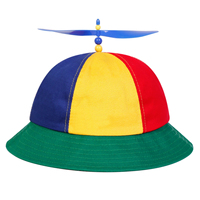 Sombreros de Pescador Unisex Multicolor con Diseño de Hélice, Gorras Casuales para Exteriores, Sombrero para el Sol