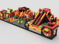 Équipement d'amusement gonflable commercial de grande taille pour l'extérieur, jeux gonflables, château gonflable, parc d'obstacles, parc d'aventure