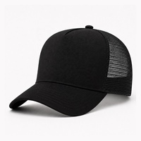 Casquettes de baseball en maille respirante à visière incurvée, logo brodé personnalisé, 5 panneaux, style hip-hop, Gorra Trucker Hat