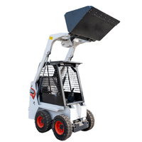 Mini-chargeuse compacte diesel multifonction de marque chinoise pour travaux de terrassement et de construction