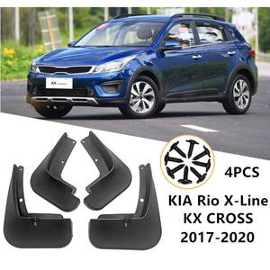 Garde-boue de voiture en plastique PP, 2 pièces, pour KIA Rio x-line, accessoires core 2017 <span class=keywords><strong>2018</strong></span> 2019 2020 - Product Image 2