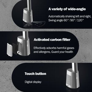 Tuya 42 Inch Nhà Thông Minh Quạt Không Cánh Nóng Và Mát Quạt Tháp Làm Mát Quạt Có Điều Khiển Từ Xa - Product Image 5