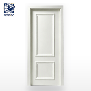 <span class=keywords><strong>Porte</strong></span> <span class=keywords><strong>de</strong></span> salle <span class=keywords><strong>de</strong></span> bain en WPC blanc ivoire avec moulure à deux panneaux en relief pour hôtel moderne, appartement, salle <span class=keywords><strong>de</strong></span> bain d'hôtes - Product Image 1