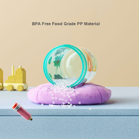 ALGO 3 Couvercles Différents 280mL Gobelet à Paille pour Bébé Sans BPA et Gobelet à Eau pour Bébé Anti-Fuite à 360 Degrés