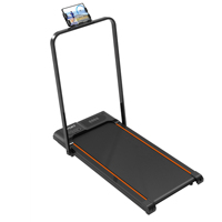 Bluetooth 4.0 APP Untertisch-Laufband 0,65 PS DC-Motor 1-6 km/h Geschwindigkeit 100 kg Tragkraft 976 Stück 40HQ Faltbares Gehpad