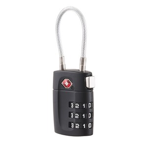 Hot Bán Tsa Du Lịch Kẽm Hợp Kim Chống Ăn Mòn Mạ Điện Kết Thúc Tùy Chỉnh Giá Rẻ Kết Hợp 3-Quay Số Keyless Mã Hành Lý Khóa - Product Image 5