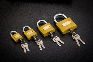 Ngoại Hình Đẹp Ổ Khóa Máy Tính Bằng Sắt Sơn Màu Vàng Nguyên Khối Có Nhu Cầu Cao - Product Image 2