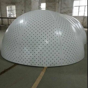 Panneau décoratif extérieur pour bâtiment en aluminium, robuste et durable, résistant au feu et imperméable - Product Image 2