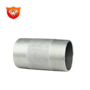 Npt Male Threaded Black Steel Pipe male npt nipple corrugated ss tube pipe Nipple