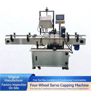 Máquina Tapadora Automática Zhongjie para Botellas Redondas de Vidrio y Plástico en la Industria de Alimentos y Bebidas - Product Image 2