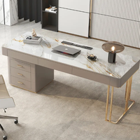 Bureau simple et moderne, combinaison table et chaise, nouveau bureau de direction chinois, bureau blanc de président, mobilier de bureau de gestionnaire