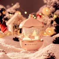 Nouvelle Lampe de Projection Rechargeable 2025, Design Innovant, Veilleuse Rotative à 360 Degrés, Boîte à Musique Romantique, Idéale pour les Cadeaux de Fêtes