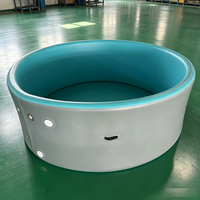 Piscine gonflable InflaToGo Large DWF PVC 3*1.2m 15cm d'épaisseur Garantie 2 ans Portable Installation facile Terrasse