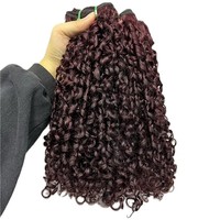 Extensions de cheveux humains vierges indiens Remy bouclés pixie, 100% non traités, cuticules alignées, lots de cheveux pour femmes, vente chaude